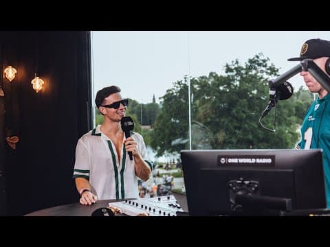 Joel Corry at the One World Radio studio | Tomorrowland Belgium 2024