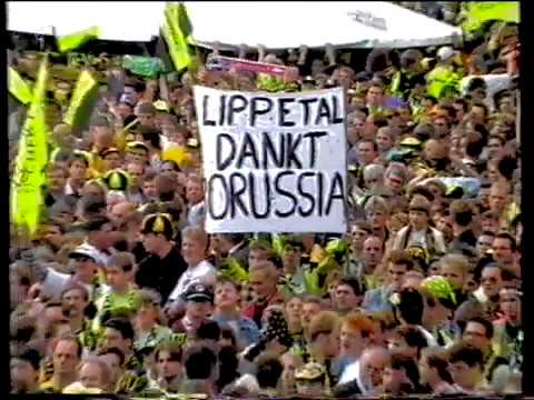 Bundesliga title 1994-95 - championship celebration