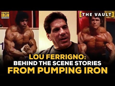 Lou Ferrigno Separates Fact From Fiction: Behind The Scene Stories Of 'Pumping Iron' | GI Vault