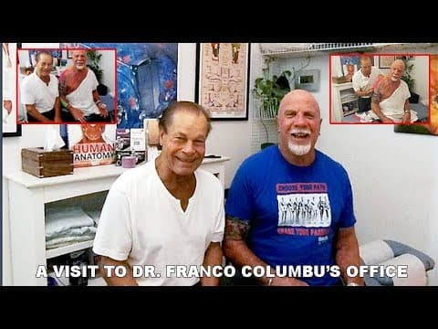 Legend, Dr Franco Columbu's Office Bodybuilding Champion