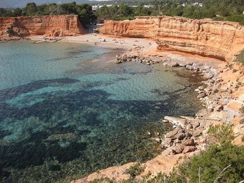 Places to see in ( Ibiza - Spain ) Sa Caleta