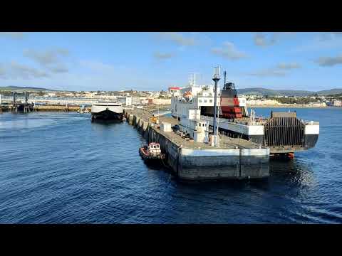 Sailing Onboard IoM SPCo Manxman Arriving Heysham Harbour 13/09/2023