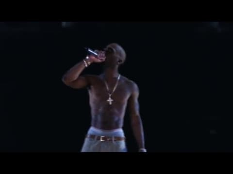 The Coachella projection with Dr Dre and Snoop Dogg