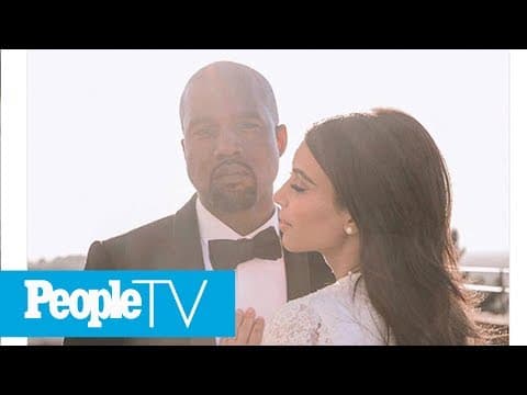 Kim Kardashian Shares Never-Before-Seen Kanye West Wedding Photo