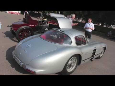 Mercedes-Benz 300SLR "UHLENAUT COUPE"Engine warming up Goodwood グッドウッド HISTORIC RACINGCARS CHANNEL