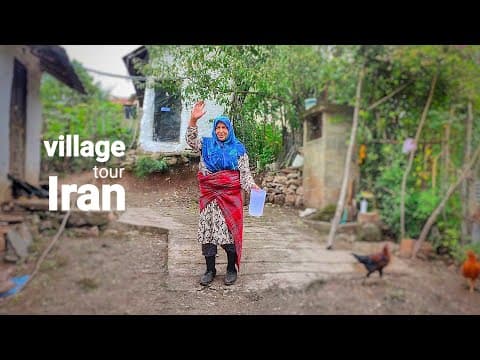 Village tour in Gilan , iran . روستای لسبو اشکورات گیلان