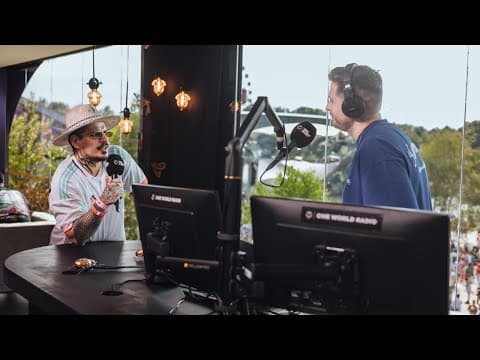 Vintage Culture at the One World Radio studio I Tomorrowland Belgium 2024
