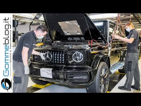 Inside the G-Class production line at Magna Steyr
