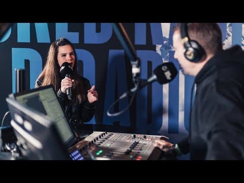 Amber Broos at the One World Radio studio I Tomorrowland Winter 2023