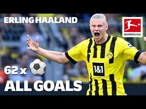 Haaland's 62 Bundesliga goals in 67 games for BVB
