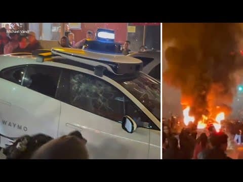 Police name teenage suspect in Waymo arson