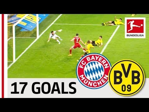 All Dortmund goals in Supercup meetings with Bayern