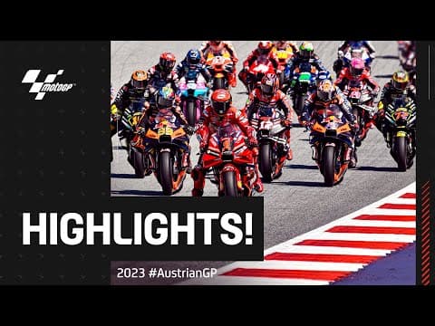 MotoGP™ Race Highlights 🔥 | 2023 #AustrianGP 🇦🇹