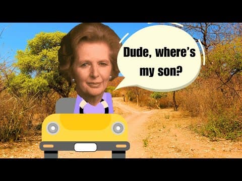 When Margaret Thatcher's son got lost in the desert