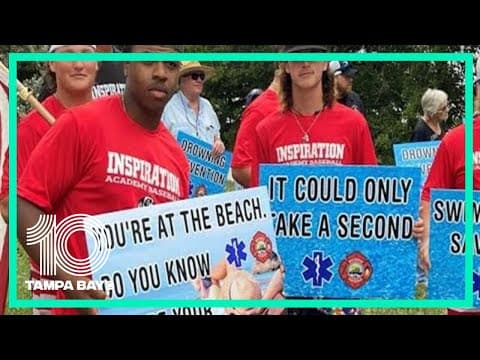 Water-safety warnings before the crowds