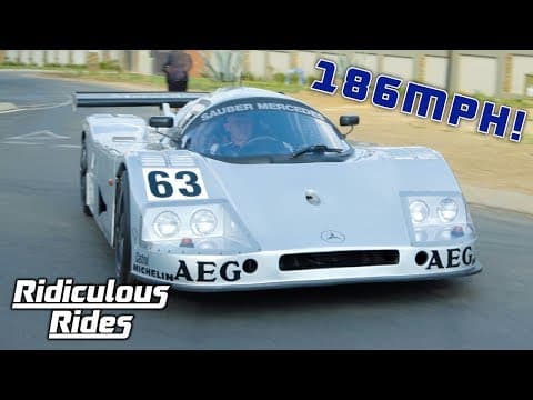 Mercedes Fan Builds 300KMH C9 Sauber | RIDICULOUS RIDES