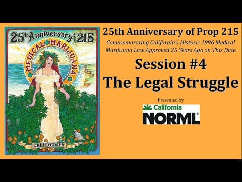Prop 215 at twenty-five: the legal struggle