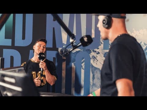 Joel Corry at the One World Radio Studio | Tomorrowland Winter 2024
