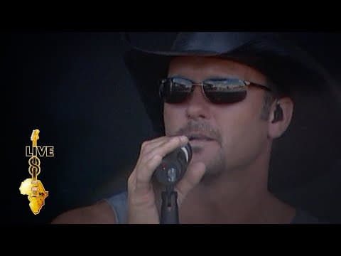Tim McGraw - Live Like You Were Dying (Live 8 2005)