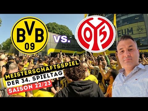 Dortmund on the day of the expected title party