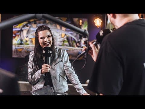 Amber Broos at the One World Radio studio | Tomorrowland Belgium 2024