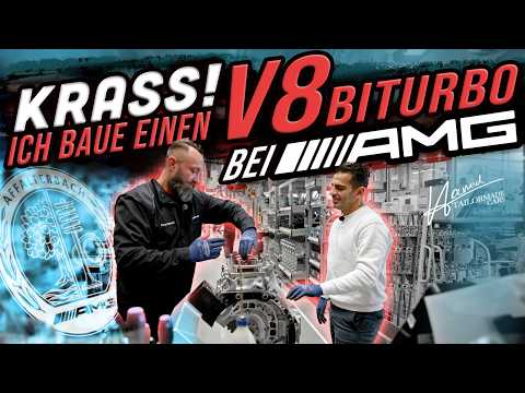 š„Unfassbar! Ich bau einen G63 V8 Motor bei AMG zusammen! One Man one Engine! | Hamid Mossadegh #amg