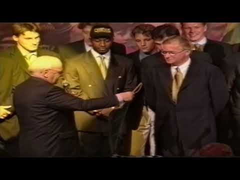 Bundesliga title 1995-96 - championship party