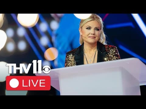 Erika Kirk and Governor Sanders announce an Arkansas partnership