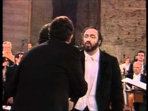 "O Sole Mio" Pavarotti, Carreras, Domingo - Rome 1990 - DVD quality
