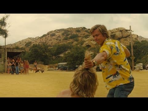 Once Upon a Time in Hollywood: Cliff drives Pussycat back to Spahn Ranch, finds the Manson Family in residence.