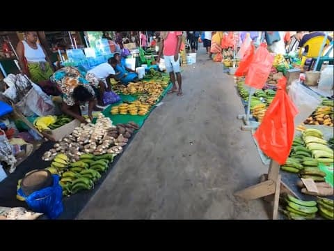 We went to Honiara Central Market, Solomon Islands