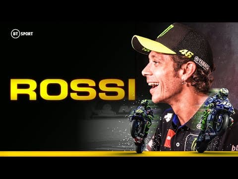 πππππ | BT Sport Documentary on the career of MotoGP icon, Valentino Rossi