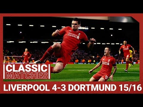 Europa League quarter-final 2nd leg 2016 at Anfield (4-3)