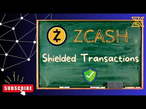 Watch — Zcash shielded transactions explained (ZecHub)