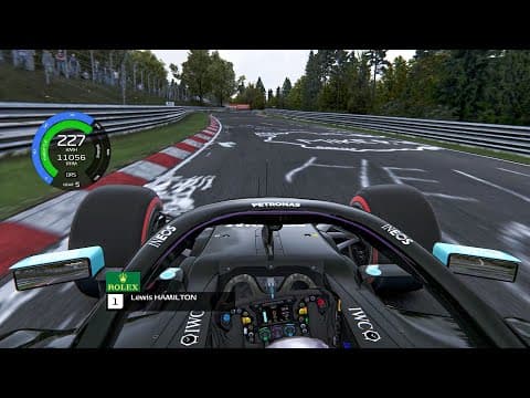 The Mercedes W11 at the Nürburgring Nordschleife is an ABSOLUTE MONSTER! 😍