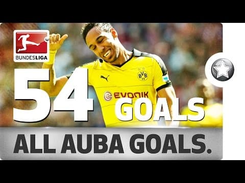 All Aubameyang goals for Dortmund up to 2016