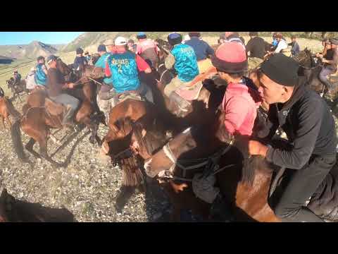 Playing A High Intensity Horse game in Kyrgyzstan's Sary Jaz Valley