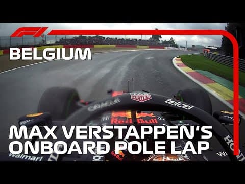 Max Verstappen's onboard pole lap | 2021 Belgian Grand Prix