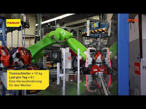 STIHL geht mit kollaborativem Roboter von FANUC neue Wege | STIHL Case Study