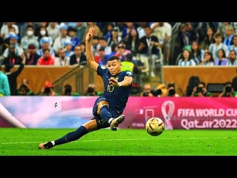 Mbappé's hat-trick in the 2022 final
