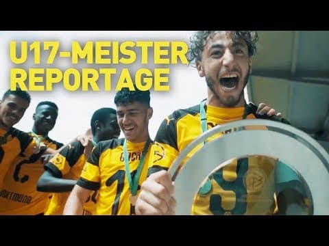 BVB U17 crowned German champions, 2018