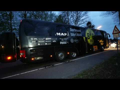 Police confirm serious explosive devices used on the team bus