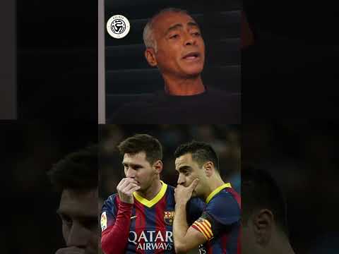 Xavi le explica a Romario por qué Messi es único 🐐
