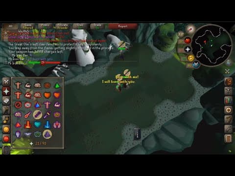 Bossing on Old School mobile