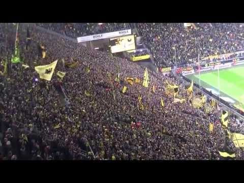 Season of goal celebrations filmed from the Südtribüne, 2012/13