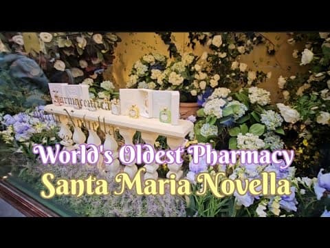 World's oldest pharmacy in Florence | Santa Maria Novella pharmacy in Florence | Just drea