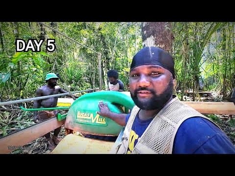 DAY 5 | Final day of sawmilling | Marovo Lagoon | Solomon Islands