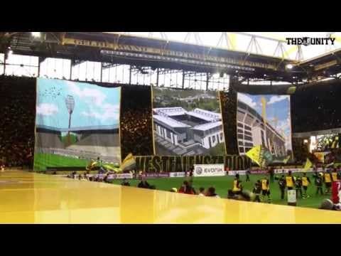 Südtribüne choreography, BVB v Bayern München
