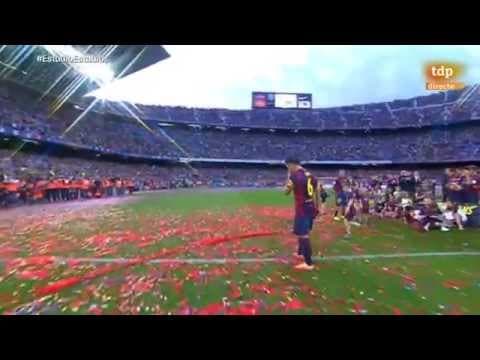 Xavi se despide levantando su octava Liga
