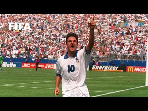 Roberto Baggio carries Italy to the 1994 final
